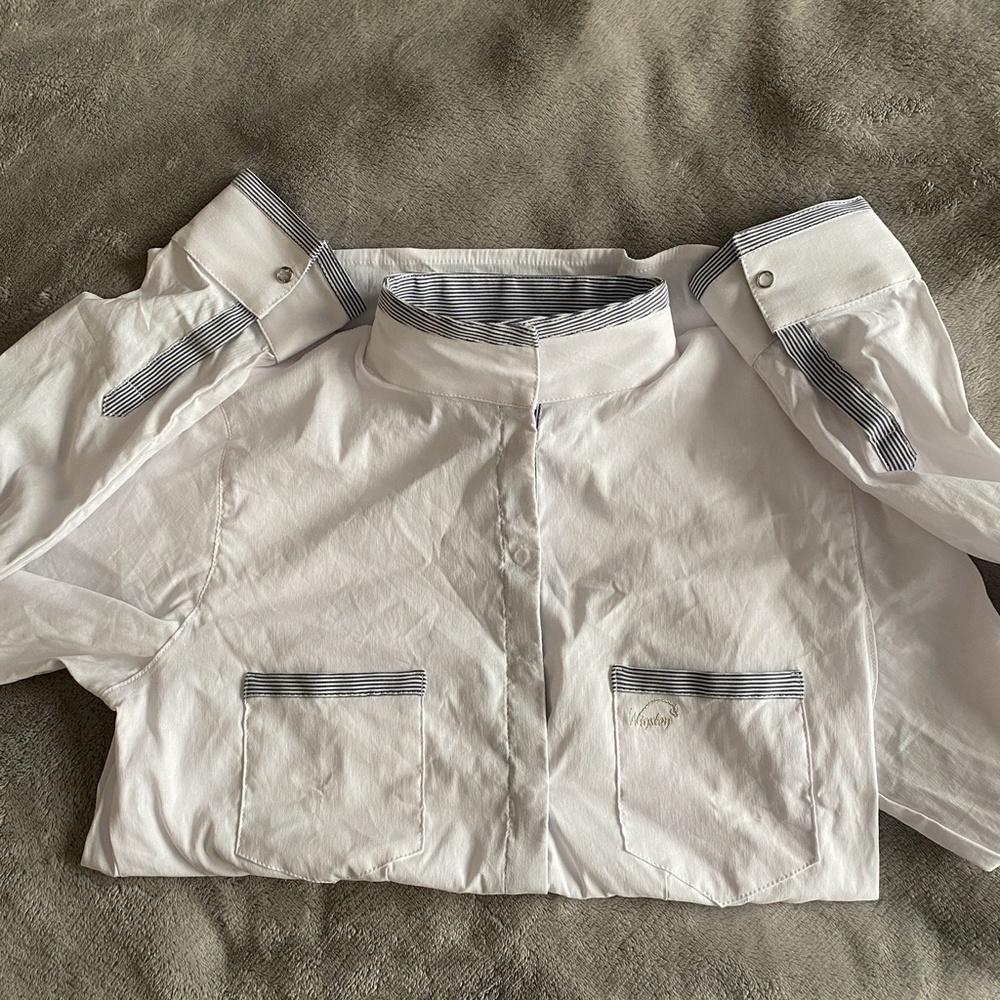 NWT Winston Equestrian Vienna Show Shirt 40T - Picture 2 of 11